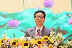 Phó Thủ tướng Chính phủ Vũ Đức Đam phát biểu tại Hội nghị. (Ảnh: Văn Đức/TTXVN)