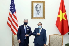 Thủ tướng Nguyễn Xuân Phúc tiếp Robert O’Brien, Cố vấn An ninh Quốc gia Hoa Kỳ. (Ảnh: Thống Nhất/TTXVN)