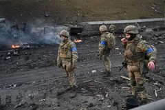 Binh sỹ Ukraine. (Nguồn: AFP/TTXVN)