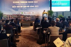 Quang cảnh Diễn đàn du lịch Mekong 2022. (Ảnh: Đoàn Hữu Trung/TTXVN)