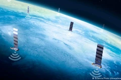 Vệ tinh của SpaceX. (Nguồn: Science Photo Library)