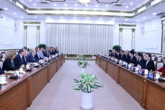 Quang cảnh buổi tiếp. (Ảnh: Xuân Khu/TTXVN)