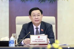 Chủ tịch Quốc hội Vương Đình Huệ phát biểu. (Ảnh: Doãn Tấn/TTXVN)