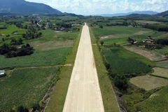 Một đoạn đường Trường Sơn Đông. (Nguồn: TTXVN)