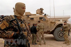 Binh sỹ Mỹ ở Syria. (Nguồn: AFP/TTXVN)