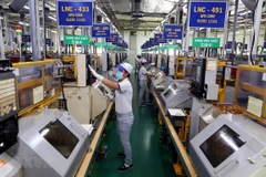 Doanh nghiệp Nhật Bản đầu tư sản xuất vào Khu chế xuất Tân Thuận, Thành phố Hồ Chí Minh. (Ảnh: Danh Lam/TTXVN)