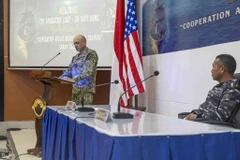 Lễ khai mạc cuộc diễn tập CARAT 2022. (Nguồn: Hải quân Mỹ)