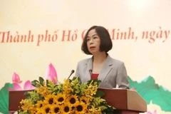 Tổng Giám đốc Thông tấn xã Việt Nam Vũ Việt Trang phát biểu tại Hội nghị. (Ảnh: Thu Hương/TTXVN)