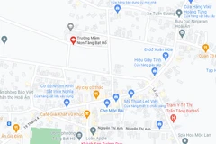 Vị trí Trường Mầm non Tăng Bạt Hổ. 