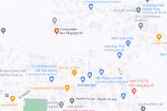 Vị trí Trường Mầm non Tăng Bạt Hổ. 