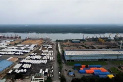 Khu công nghiệp Mỹ Xuân A, phường Mỹ Xuân, thị xã Phú Mỹ, tỉnh Bà Rịa-Vũng Tàu. (Ảnh: Hồng Đạt/TTXVN)