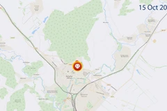 Vị trí xảy ra vụ việc. (Nguồn: Liveuamap)