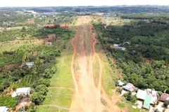 Hiện trạng sân bay Nhân Cơ. (Nguồn: Báo Giao thông)