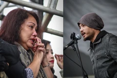 ‘Họa mi núi rừng’ đã bật khóc khi nghe Trần Lập hát bài ‘Tiếng gọi’. (Ảnh: Minh Sơn/Vietnam+)