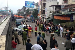 Hiện trường nơi xảy ra vụ việc. (Ảnh: PV/Vietnam+)