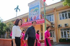 Năm nào, Ngài Đại sứ cũng đến thăm ngôi trường dành cho trẻ em bị khiếm thị Nguyễn Đình Chiểu. (Ảnh: Minh Sơn/Vietnam+)