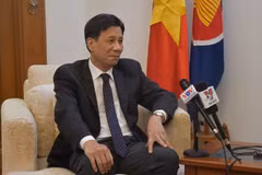 Đại sứ đặc mệnh toàn quyền Việt Nam tại Indonesia kiêm nhiệm Timor Leste Tạ Văn Thông. (Ảnh: Đào Trang/TTXVN)