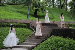 Tuần lễ thời trang Xuân Hè 2019. (Ảnh: Trần Việt/TTXVN)