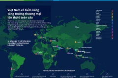Việt Nam có tiềm năng tăng trưởng thương mại lớn thứ 6 trên toàn cầu