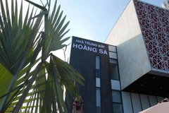 Nhà trưng bày Hoàng Sa tại thành phố Đà Nẵng. (Ảnh: Grigory Trofimchuk/TTXVN phát)