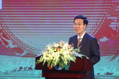 Ông Võ Văn Thưởng, Ủy viên Bộ Chính trị, Bí thư Trung ương Đảng, Trưởng Ban tuyên giáo Trung ương. (Ảnh: Minh Quyết/TTXVN)