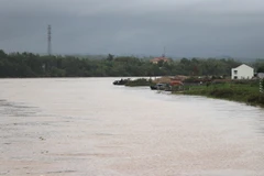 Lũ lên ở tỉnh Quảng Trị. (Ảnh minh họa: Nguyên Lý/TTXVN)