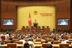 Quang cảnh Quốc hội sáng 27/11. (Ảnh: Doãn Tấn/TTXVN)