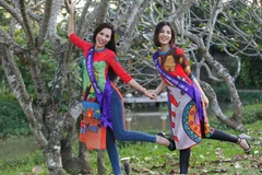 Top 16 thí sinh Hoa khôi Áo dài mặc đồ do trẻ mẫu giáo thiết kế 