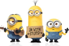 Universal hé lộ poster đầu tiên về các minions siêu vui nhộn 