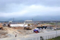 Một góc nhà máy gang thép Hưng Nghiệp Formosa Hà Tĩnh. (Ảnh: Quang Quyết/TTXVN)