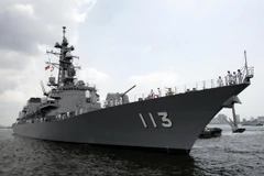 Tàu khu trục Sazanami của Nhật Bản. (Nguồn: AFP/TTXVN)