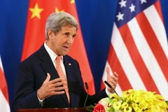 Ngoại trưởng Mỹ John Kerry phát biểu tại Đối thoại Chiến lược và Kinh tế Trung-Mỹ. (Nguồn: EPA/TTXVN)