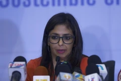 Ngoại trưởng Venezuela Delcy Rodrigue. (Nguồn: EPA/TTXVN) 