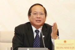 Bộ trưởng Bộ Thông tin và Truyền thông Trương Minh Tuấn kiêm giữ chức Phó Trưởng ban Tuyên giáo Trung ương. (Ảnh: Phương Hoa/TTXVN)