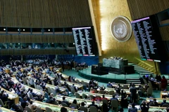 Một phiên họp của Đại hội đồng Liên hợp quốc. (Ảnh: AFP/TTXVN)