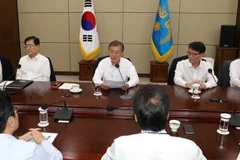 Một cuộc họp của Hội đồng An ninh quốc gia Hàn Quốc. (Ảnh: Yonhap/TTXVN)