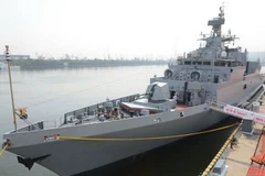 Tàu INS Kiltan. (Ảnh: Indian Express/TTXVN)