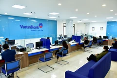 Giao dịch tại VietinBank. (Ảnh: Vietnam+)