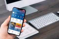 Giao diện mới đẹp mắt, thân thiện của VietinBank iPay Mobile. (Ảnh:Vietnam+)
