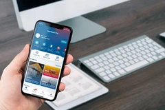 Giao diện mới đẹp mắt, thân thiện của VietinBank iPay Mobile. (Ảnh:Vietnam+)