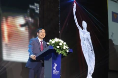 Ông Khúc Văn Họa – Phó Tổng Giám đốc TPBank phát biểu tại lễ trao giải. (Ảnh: CTV)