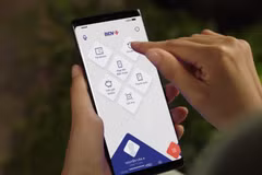BIDV phát triển nhiều dịch vụ công nghệ hiện đại phục vụ khách hàng. (Ảnh: Vietnam+)