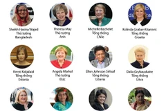  Những "bóng hồng" quyền lực nhất chính trường thế giới