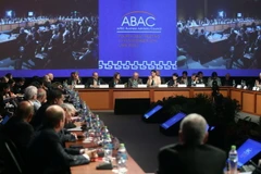 Toàn cảnh phiên họp các Giám đốc Hội đồng cố vấn doanh nghiệp APEC ở Lima, Peru ngày 14/11. (Nguồn: EPA/TTXVN)