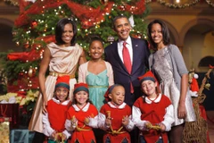 Đệ nhất Phu nhân Mỹ đọc thơ cho các bệnh nhi