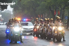 Lễ phát động ra quân Năm An toàn giao thông 2023 và đợt cao điểm bảo đảm trật tự, an toàn giao thông dịp lễ hội xuân Quý Mão.