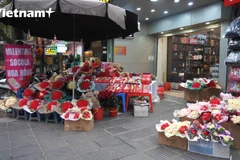 Nhiều cửa hàng quà tặng Valentine tại Hà Nội vắng vẻ trong ngày 14/2.