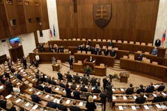 Toàn cảnh một phiên họp Quốc hội Slovakia tại Bratislava. (Ảnh: AFP/TTXVN)