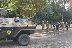 Hiện trường vụ nổ. (Nguồn: X)