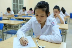 Thí sinh dự thi đại học năm 2013. (Ảnh: TTXVN)